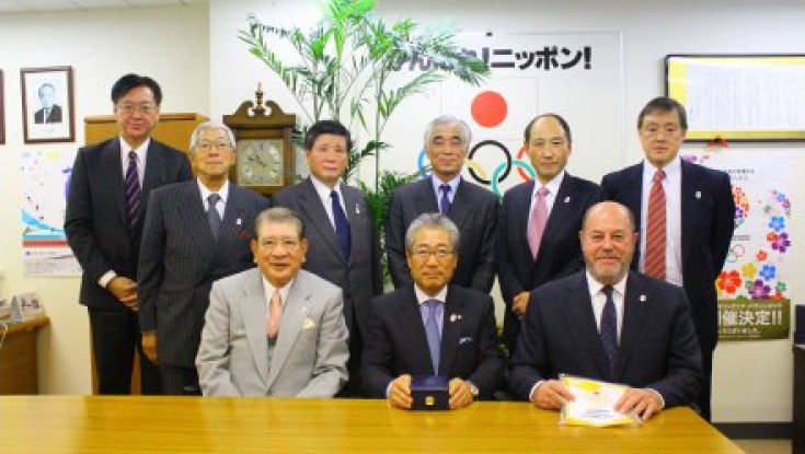 WKF PRESIDENT VISITS JOC, TOCOG AND NIPPON BUDOKAN