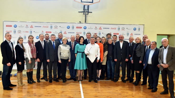 THE IOC PRESIDENT MR. THOMAS BACH VISITED UKRAINE.